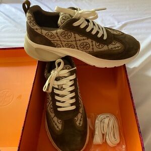Tory Burch T Monogram Good Luck Trainer